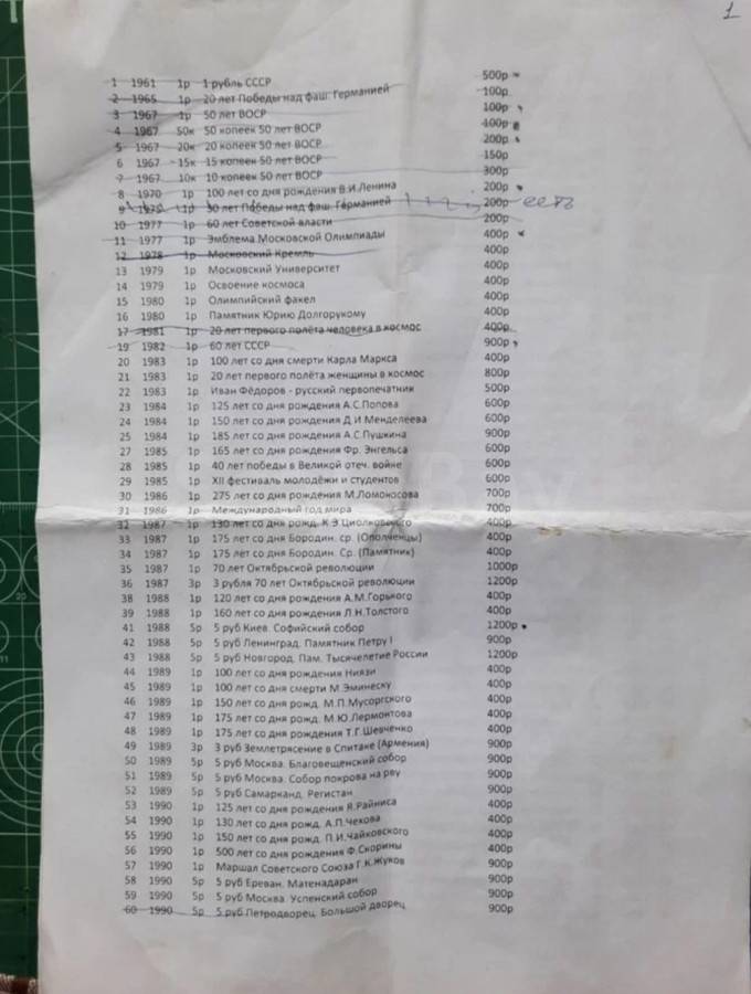 listing