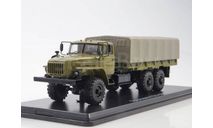 УРАЛ-4320-0911 бортовой с тентом, масштабная модель, Start Scale Models (SSM), scale43