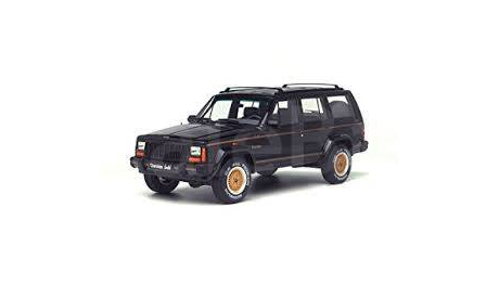 Jeep Cherokee Limited black 1:18 OttO, масштабная модель, 1/18