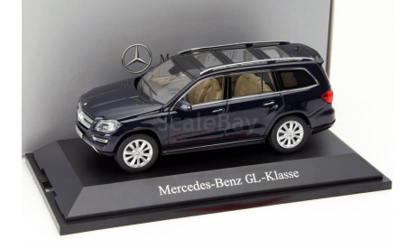 Mercedes-Benz GL blue 1:43 Norev, масштабная модель, scale43