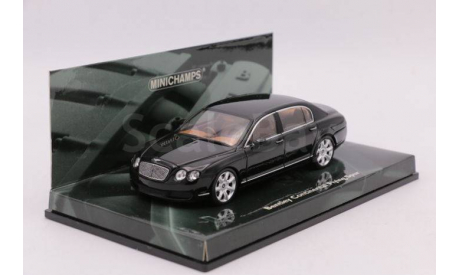 Bentley Continental Flying Spur black 1:43 Minichamps, масштабная модель, scale43