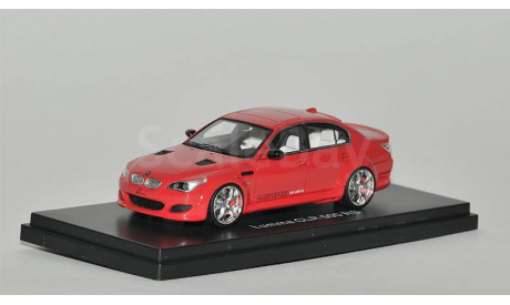BMW 545i E60 Lumma CLR 500 RS red 1:43 Renn Miniatures, масштабная модель, scale43