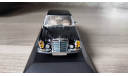 Mercedes-Benz 300 SEL W109 black 1968 1:43 Minichamps, масштабная модель, scale43