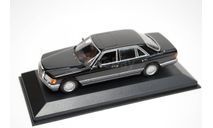 Mercedes-Benz 560SEL W126 black 1:43 Maxichamps, масштабная модель, scale43, Minichamps