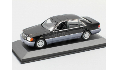 Mercedes-Benz 600SEL W140 black 1:43 Maxichamps, масштабная модель, Minichamps, scale43