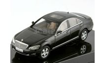 Mercedes-Benz S-class W221 2005 black 1:43 Autoart, масштабная модель, 1/43