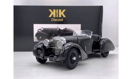 Mercedes-Benz SSK Count Trossi 1930 black 1:18 KK-Scale, масштабная модель, scale18