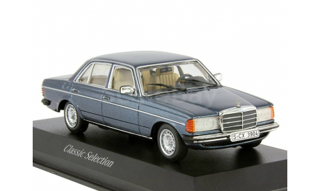 Mercedes-Benz 230E W123 blue 1:43 Minichamps, масштабная модель, 1/43