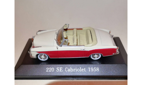 Mercedes 220SE Cabriolet Ponton W128 1958 (дилерская модель), масштабная модель, Mercedes-Benz, Atlas, scale43