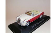 Mercedes 220SE Cabriolet Ponton W128 1958 (дилерская модель), масштабная модель, Mercedes-Benz, Atlas, scale43