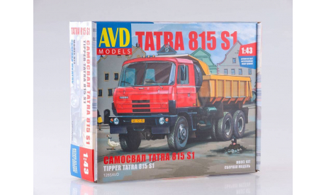 Tatra-815S1 самосвал (AVD Models), сборная модель автомобиля, 1:43, 1/43, Автомобиль в деталях (by SSM)