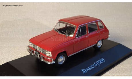 RENAULT 6  1969 AUTOS INOLVIDABLES ARGENTINOS, масштабная модель, Premium & Collectibles Trading CO LTD, scale43