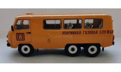 УАЗ 452К 6х6 аварийная газовая служба трехосный, масштабная модель, Агат/Моссар/Тантал, scale43