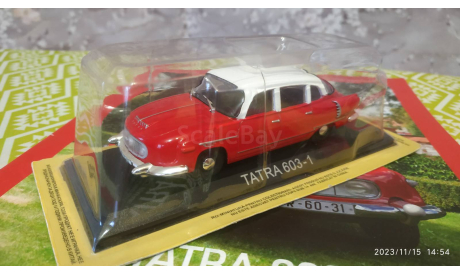 Tatra 603 1/43, журнальная серия Автолегенды СССР (DeAgostini), scale43