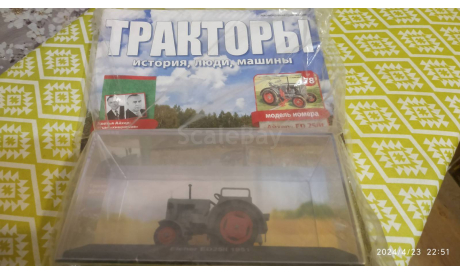 #78 Eicher ED 25/II 1951 year (1/43), журнальная серия Тракторы. История, люди, машины (Hachette), Тракторы. История, люди, машины. (Hachette collections), scale43