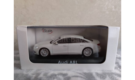 Audi A8L 1:43, масштабная модель, iScale, 1/43