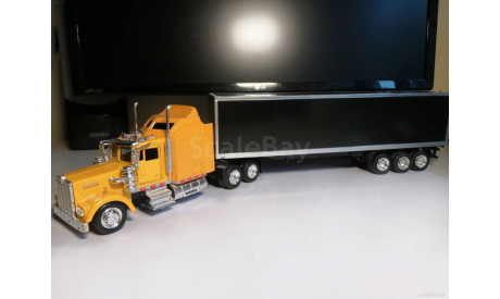 Kenworth W900 седельный тягач с полуприцепом New Ray, масштабная модель, New-Ray Toys, 1:43, 1/43