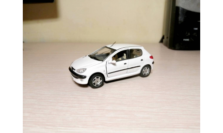 Peugeot 206 Cararama, масштабная модель, Bauer/Cararama/Hongwell, scale43