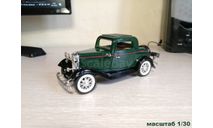 1/30 Ford 3 window coupe 1932 Sunnyside, масштабная модель, 1:30