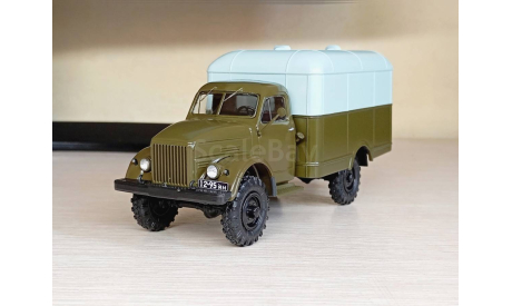 ГАЗ-63 автозак конвойного батальона ВВ МВД СССР, масштабная модель, 23ALEXEY23, scale43