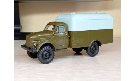 ГАЗ-63 автозак конвойного батальона ВВ МВД СССР, масштабная модель, 23ALEXEY23, scale43