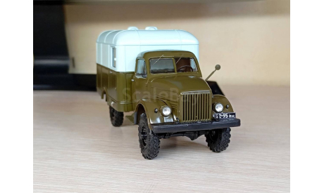 ГАЗ-63 автозак конвойного батальона ВВ МВД СССР, масштабная модель, 23ALEXEY23, scale43