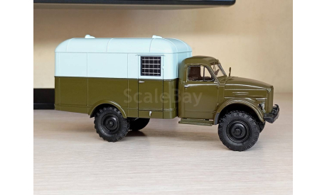 ГАЗ-63 автозак конвойного батальона ВВ МВД СССР, масштабная модель, 23ALEXEY23, scale43