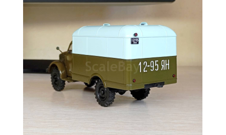 ГАЗ-63 автозак конвойного батальона ВВ МВД СССР, масштабная модель, 23ALEXEY23, scale43
