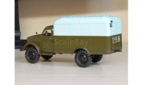 ГАЗ-63 автозак конвойного батальона ВВ МВД СССР, масштабная модель, 23ALEXEY23, scale43