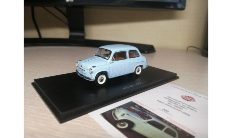 ЗАЗ-965 голубой 1960 года DIP, масштабная модель, DiP Models, 1:43, 1/43
