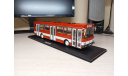 ЛиАЗ-5256 красный с белой полосой ClassicBus, масштабная модель, scale43