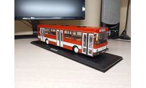 ЛиАЗ-5256 красный с белой полосой ClassicBus, масштабная модель, scale43