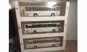 Икарус-250.58+250.59, 255.70 белые, масштабная модель, Ikarus, DEMPRICE, scale43
