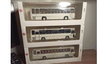 Икарус-250.58+250.59, 255.70 белые, масштабная модель, Ikarus, DEMPRICE, scale43