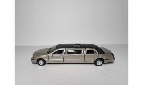 Lincoln Town Car Stretch Limousine Kinsmart 1:38, масштабная модель, scale0