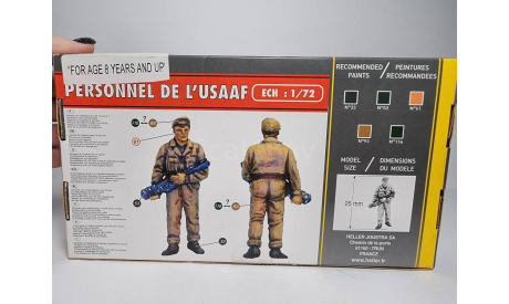 Personnel De L’usaaf, миниатюры, фигуры, Heller, scale72