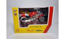 Ducati Monster 900, масштабная модель мотоцикла, BBurago, scale18