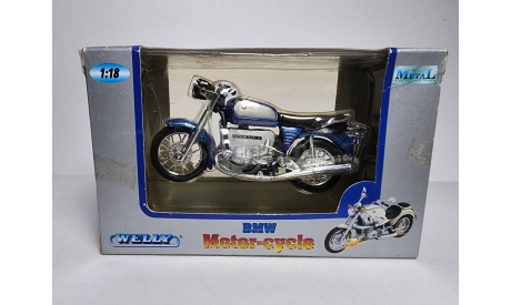 BMW R75S, масштабная модель мотоцикла, Welly, scale18