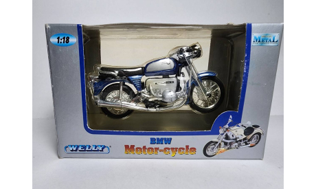 BMW R75S, масштабная модель мотоцикла, Welly, scale18