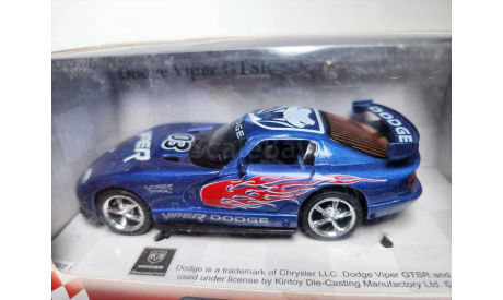 Dodge Viper GTSR Kinsmart, масштабная модель, scale43