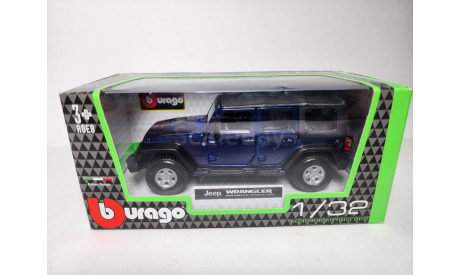 Jeep Wrangler, масштабная модель, BBurago, scale32