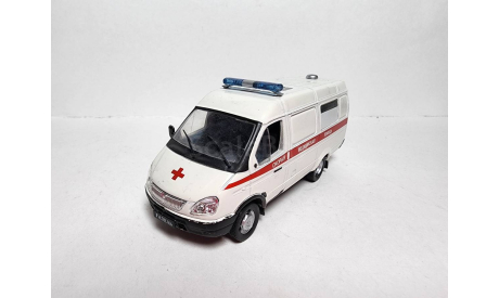 ГАЗ 32214 Газель Скорая помощь, масштабная модель, DeAgostini, scale43