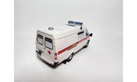 ГАЗ 32214 Газель Скорая помощь, масштабная модель, DeAgostini, scale43