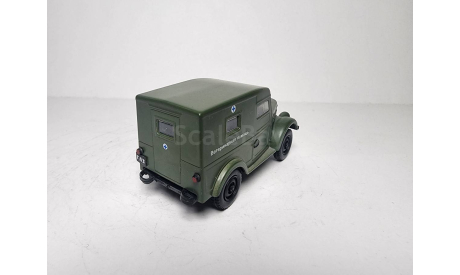 ГАЗ 69 Ветеринарная служба, масштабная модель, DeAgostini, scale43