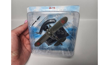 И-15, масштабные модели авиации, DeAgostini, scale0