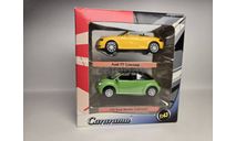 Audi TT Cabriolet, Volkswagen New Beetle, масштабная модель, Bauer/Cararama/Hongwell, scale43