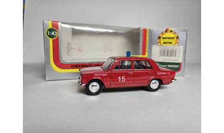 ВАЗ 2101 пожарная, масштабная модель, Агат/Моссар/Тантал, scale43