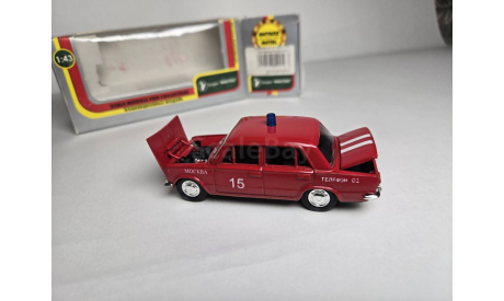 ВАЗ 2101 пожарная, масштабная модель, Агат/Моссар/Тантал, scale43