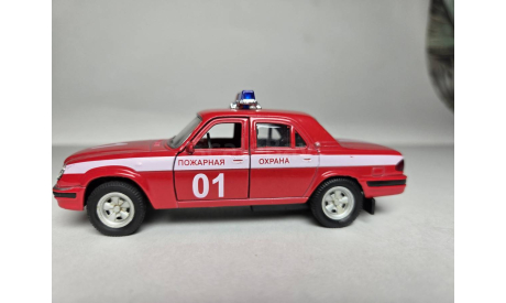 ГАЗ 31105 Волга пожарная, масштабная модель, scale43
