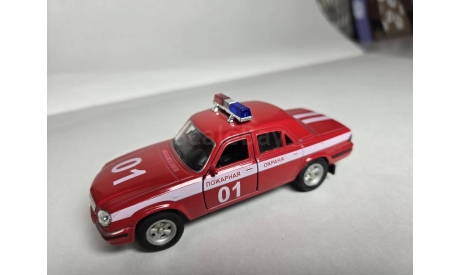 ГАЗ 31105 Волга пожарная, масштабная модель, scale43